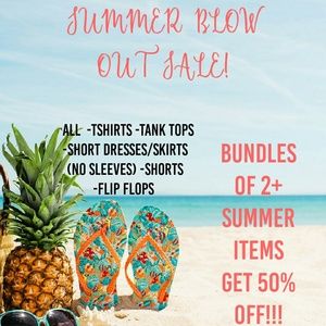 🌻 2+ =50% 🌻1 =20%🌻 ALL ITEMS MUST BE SUMMER 🌻